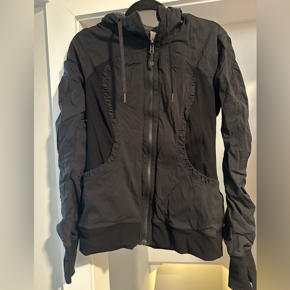 Black Lululemon Zip Up Hoodie